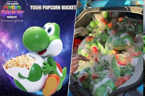 Si tienes 2.400 libres, tienes la oportunidad de hacerte con la mayor pieza de especulación del cine: el palomitero de Yoshi
