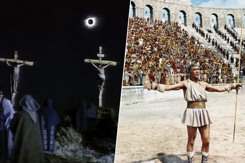 9.000 extras y 165 segundos para grabarlos: la película que aprovechó un eclipse total para rodar la crucifixión de Jesucristo