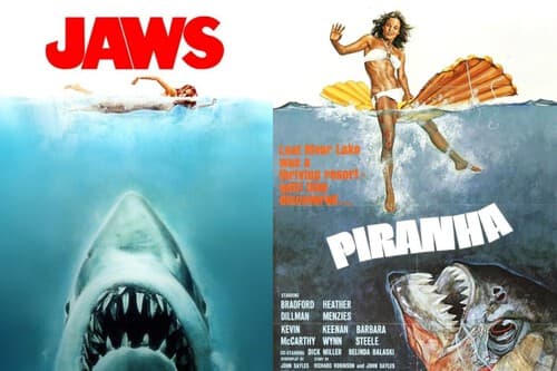 Intentaron cancelar el estreno de 'Piraña' porque era una copia de 'Tiburón' de Steven Spielberg. El mismísimo Spielberg lo impidió