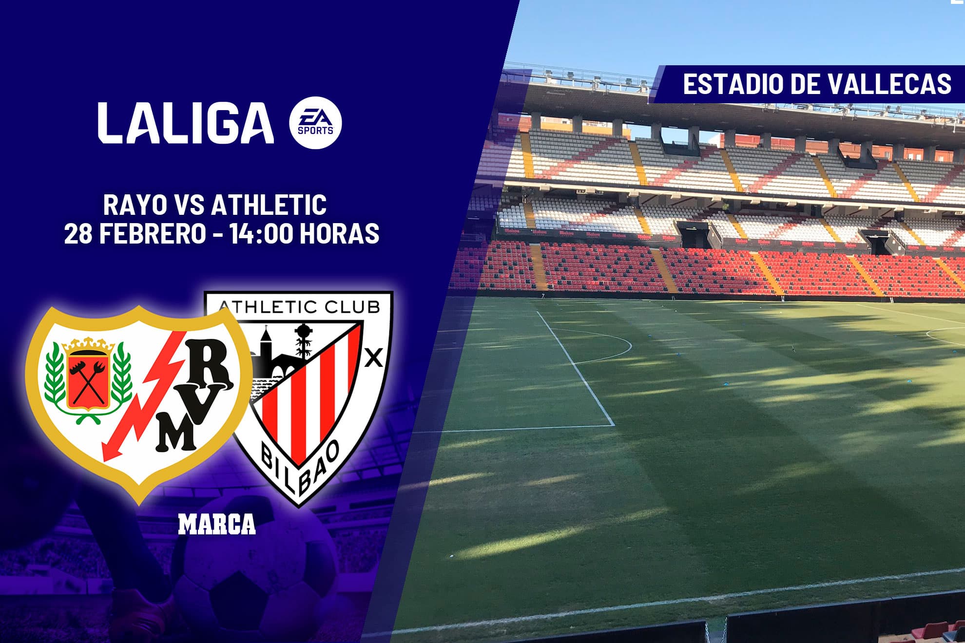 Rayo Vallecano - Athletic | Todos los focos apuntan al césped: previa, análisis, pronóstico y predicción