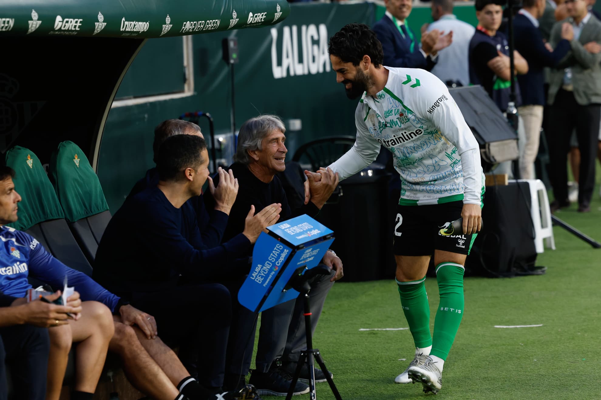 Isco: "No entiendo un Betis sin Pellegrini, lo que ha hecho en el club es algo inédito"