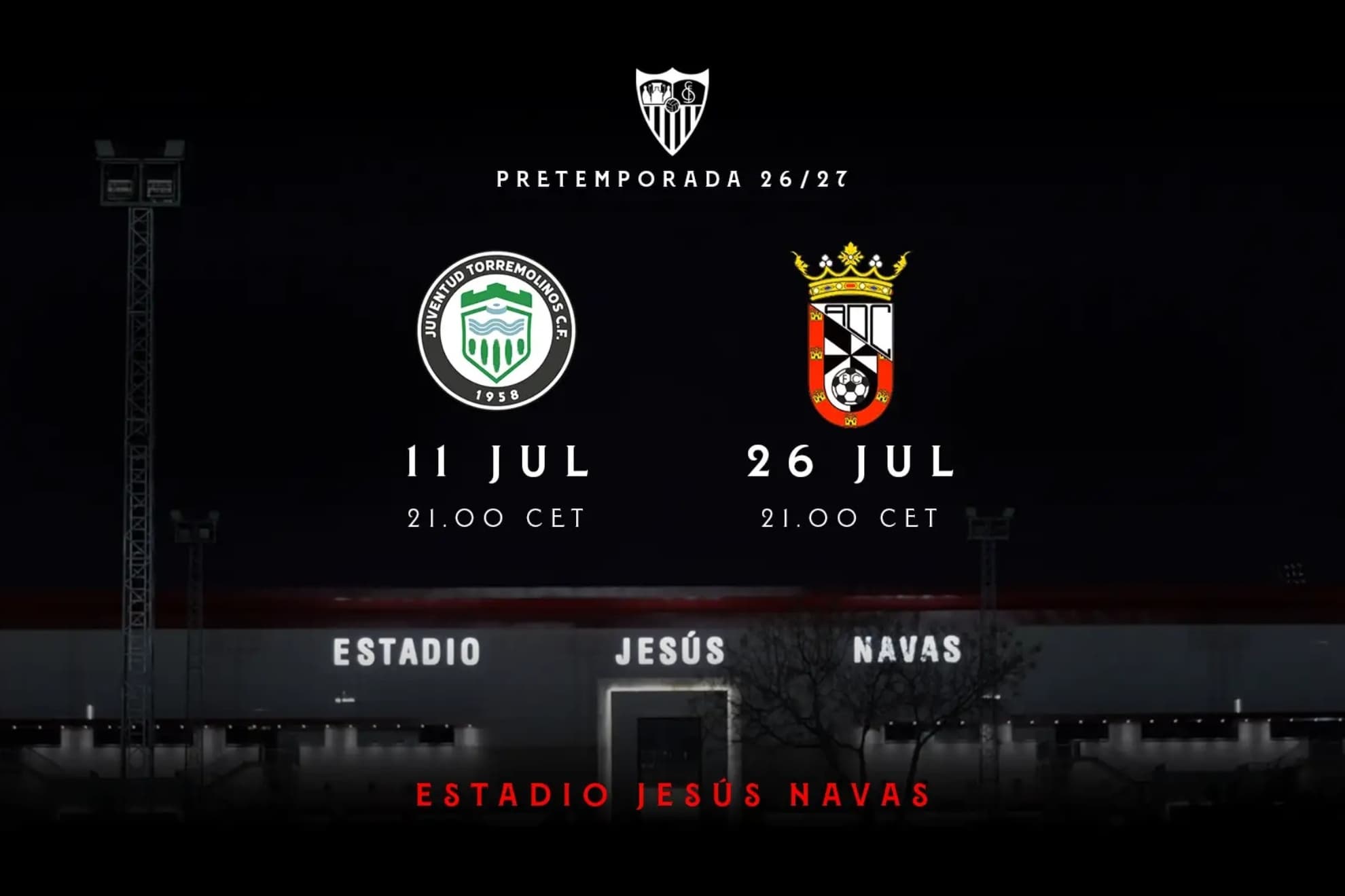 El Sevilla confirma dos amistosos a puerta cerrada