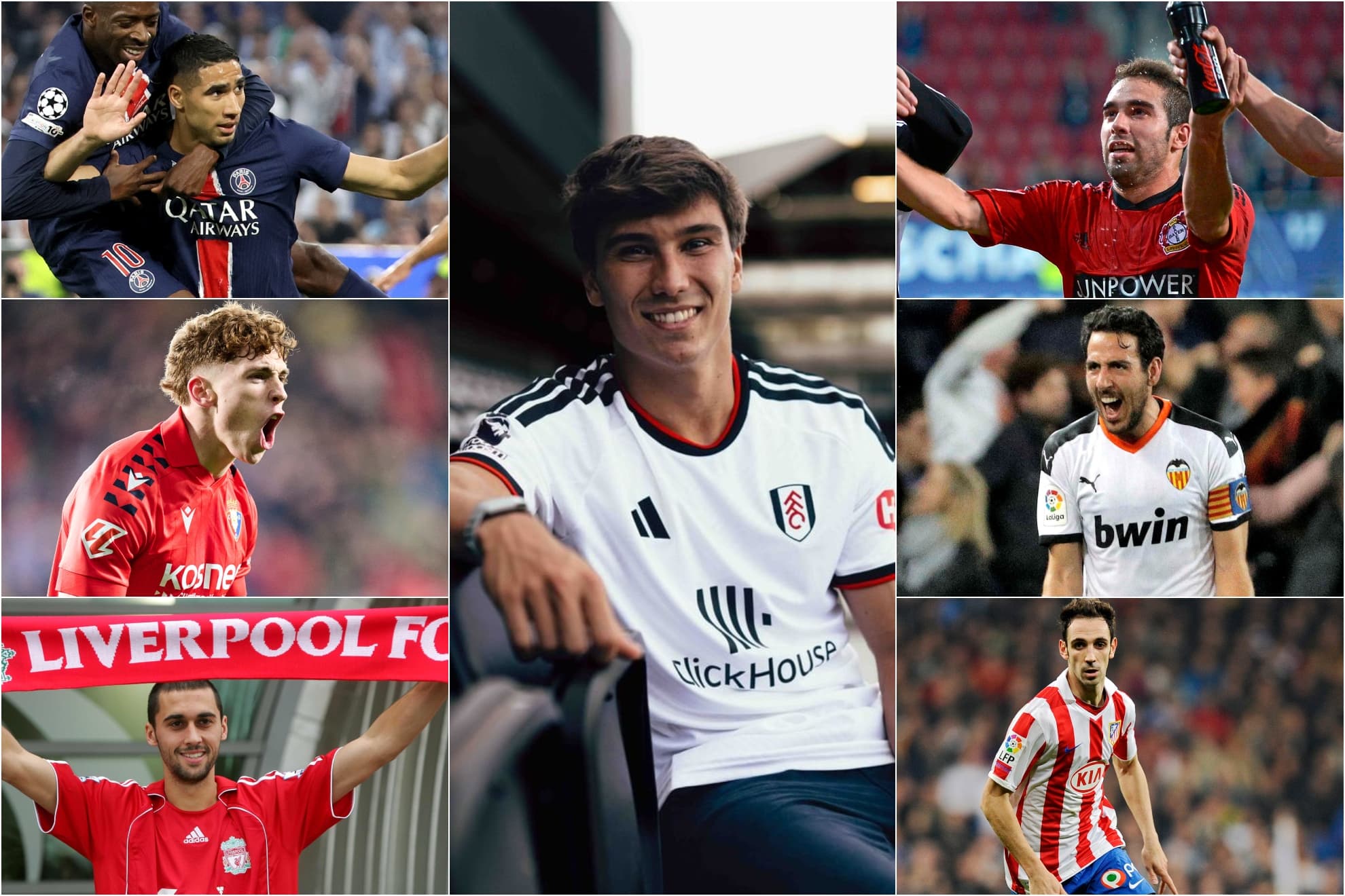 Los grandes espejos de Gonzalo: Parejo, Achraf, Cañizares, Marcos Llorente, Sarabia, Carvajal, Arbeloa...